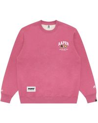 Aape By A Bathing Ape - Sweater Met Logo En Ronde Hals - Lyst