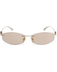 Balenciaga - Rimless Geometric-Frame Sunglasses - Lyst