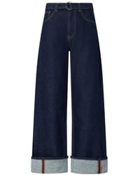 Liu Jo - Flared Jeans With Turn-Ups - Lyst