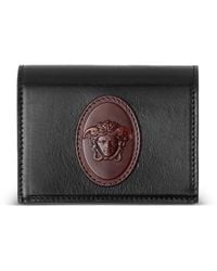 Versace - Roomy Leather Wallet - Lyst