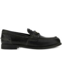 Miu Miu - Penny-Loafer aus Leder - Lyst