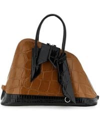 The Attico - La Sant Ambroeus Crocodile-Effect Tote Bag - Lyst