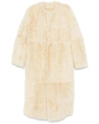 TOTEME - Shearling Coat - Lyst