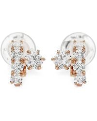 Swarovski - Matrix Crystal-Embellished Clip-On Earrings - Lyst