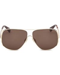 Max Mara Eyewear - Pilot-Frame Sunglasses - Lyst