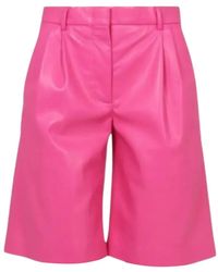 MSGM - Short À Design Plissé - Lyst