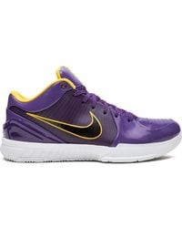Nike - X Undefeated Kobe 4 Protro "la Lakers" Sneakers - Lyst