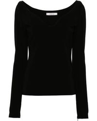 Dorothee Schumacher - Structured V-Neck Top - Lyst