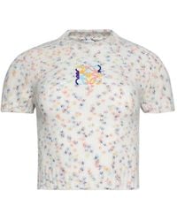 Loewe - Short-Sleeve Knitted Top - Lyst
