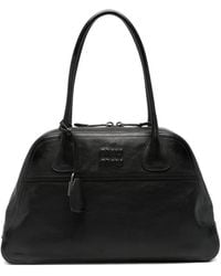 Miu Miu - Bauletto Logo-Embossed Leather Shoulder Bag - Lyst