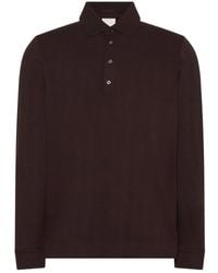 Calvin Klein - Long-Sleeved Polo Shirt - Lyst