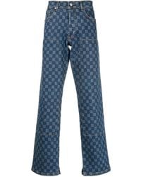 MISBHV - Jeans mit Monogramm-Print - Lyst