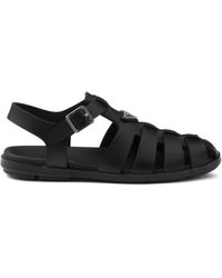 Prada - Cage Fisherman Sandals - Lyst