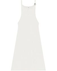 Courreges - Buckle-Detail Ribbed Dress - Lyst