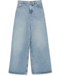 Chloé - Vaqueros con parche del logo - Lyst