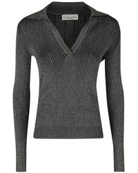 Roberto Collina - Ribbed Polo-Collar Sweater - Lyst