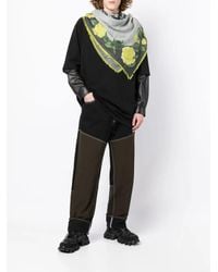 Givenchy - Floral-Print Knitted Scarf - Lyst