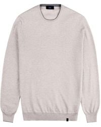 Fay - Elbow-Patch Crew-Neck Sweater - Lyst