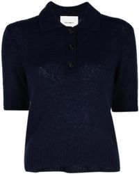 Lisa Yang - Masy Short-Sleeve Polo Top - Lyst