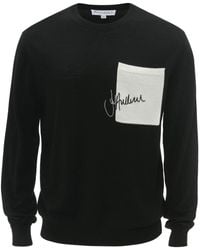 JW Anderson - Logo-embroidered Crew-neck Jumper - Lyst