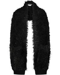 Junya Watanabe - Gebreide Sjaal Met Imitatiebont-Effect - Lyst