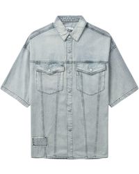 Izzue - Washed Denim Shirt - Lyst