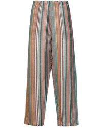 Amir Slama - Jacquard Wide-Leg Trousers - Lyst