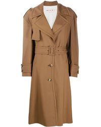 Marni Trenchcoat Met Ceintuur - Bruin