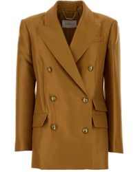 Zimmermann - Hypnotic Wool Silk Jacket - Lyst