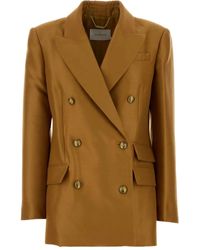 Zimmermann - Blazer Hypnotic Con Doble Botones - Lyst