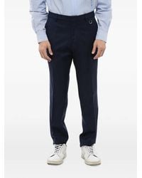 John Richmond - Logo-Charm Straight-Leg Trousers - Lyst