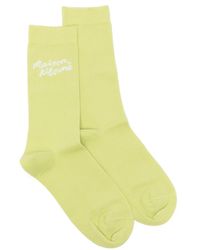 Maison Kitsuné - Socken Mit Handschrift - Lyst