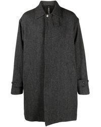 Mackintosh - Manteau en laine Soho à motif de chevrons - Lyst