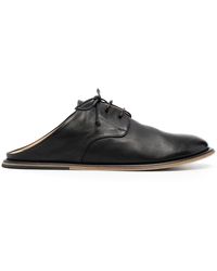 Marsèll - Lace-up Leather Mules - Lyst