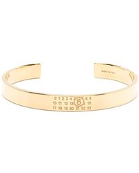 MM6 by Maison Martin Margiela - Armband Met Gegraveerd Logo - Lyst
