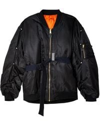 Marina Yee - Logo-Patch Fold Bomber Jacket - Lyst