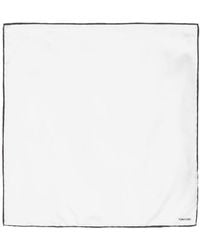 Tom Ford - Logo-print Silk Pocket Square - Lyst