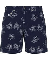 Vilebrequin - Five-Pocket Turtle-Print Bermuda Shorts - Lyst