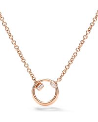 Pomellato - Collar Together en oro rosa de 18 ct con diamantes - Lyst