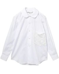 Comme des Garçons - Lace-Pocket Shirt - Lyst