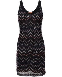 Missoni - Zigzag-woven Sequin-embellished Dress - Lyst