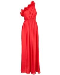 LEO LIN - Jenni One-Shoulder Maxi Dress - Lyst