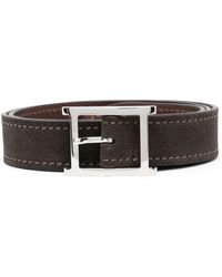 Orciani - Textured Suede Belt - Lyst
