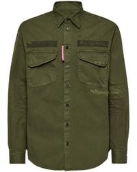 DSquared² - Ranger Overhemd Met Geborduurd Logo - Lyst