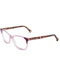 Carolina Herrera - Tortoiseshell-Effect Rectangle-Frame Glasses - Lyst