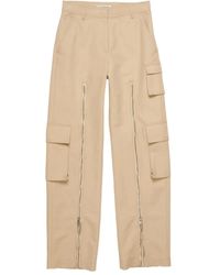 Acne Studios - Layered Satin Trousers - Lyst