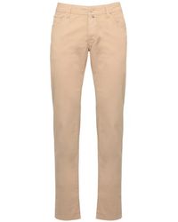 Jacob Cohen - Logo-Patch Straight-Leg Trousers - Lyst