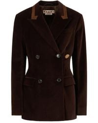 Marni - Velvet Blazer - Lyst