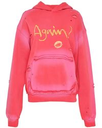 ANDERSSON BELL - Spray-Washed Distressed Hoodie - Lyst