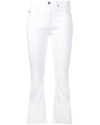 AG Jeans Cropped Jeans - Wit